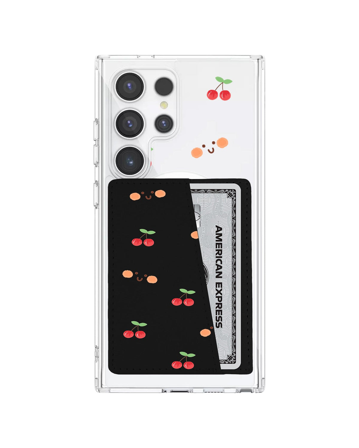 Android Leather Wallet Case - 8PM Cherry Up