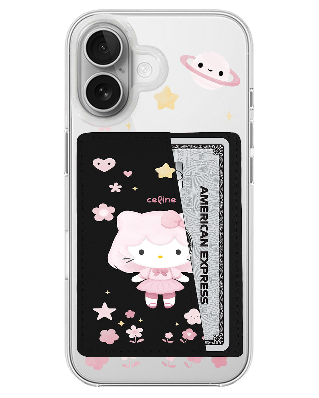 iPhone Leather Wallet Case - Hello Kitty