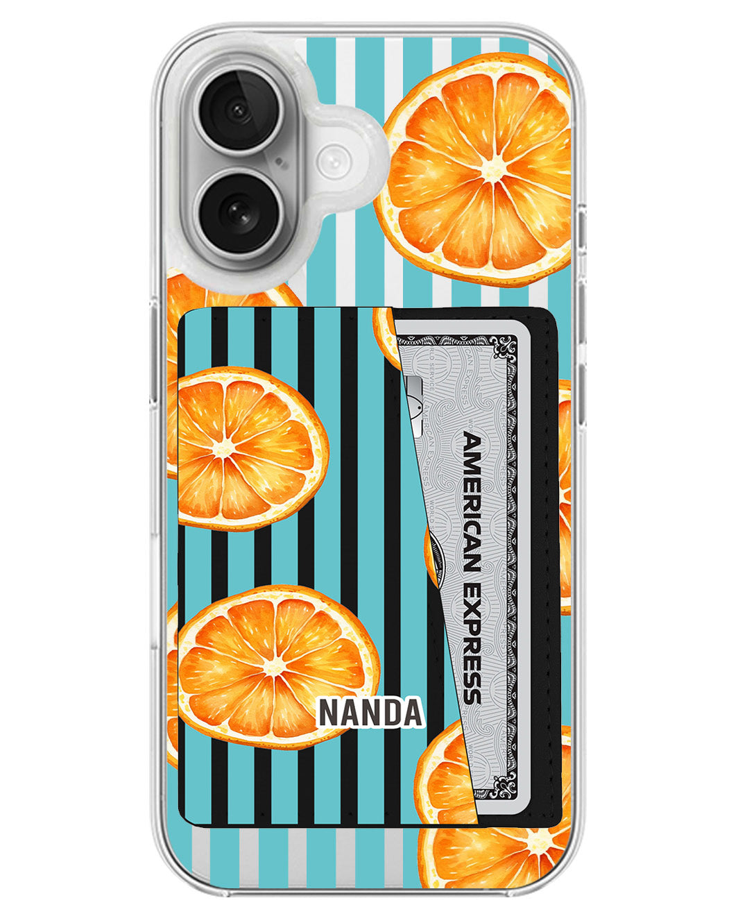 iPhone Leather Wallet Case - Sunshine Slices