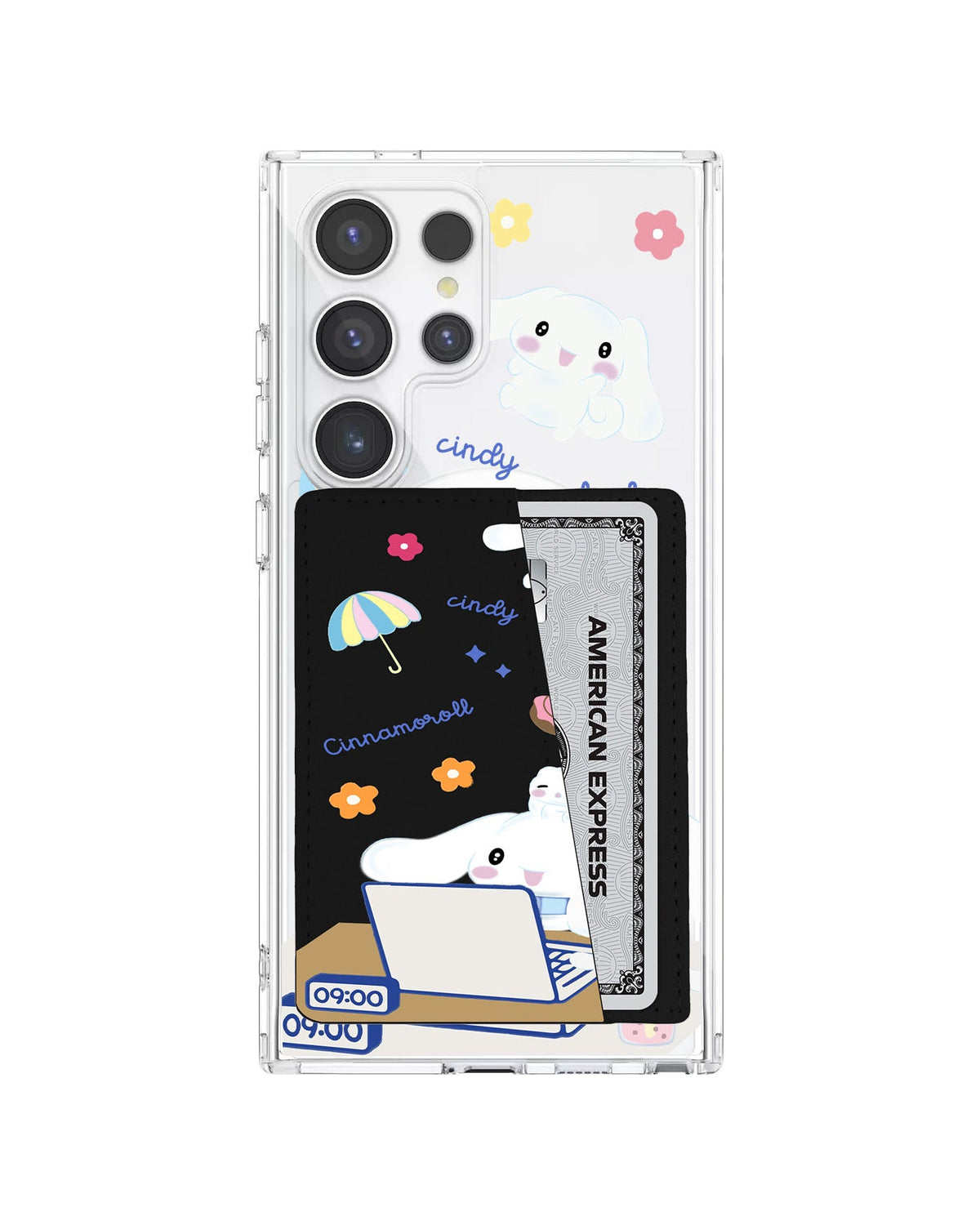 Android Leather Wallet Case - Hard Work Cinnamoroll