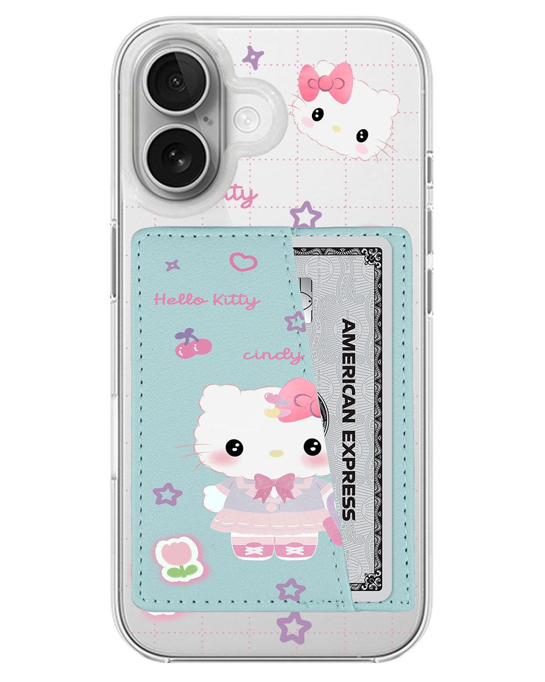 iPhone Leather Wallet Case - Kitty Fashion