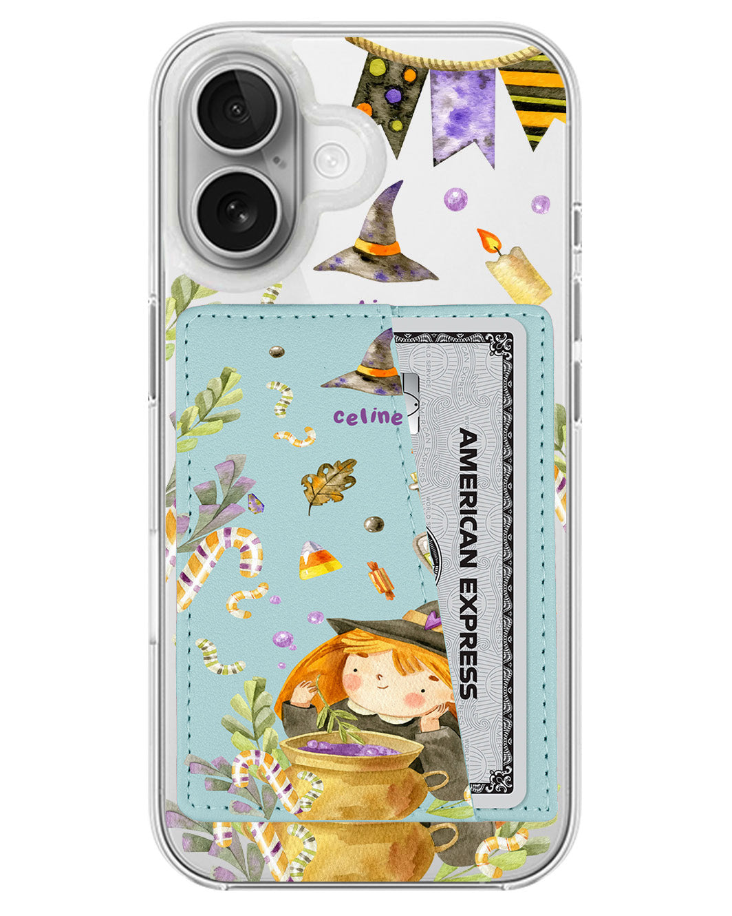 iPhone Leather Wallet Case - Witch's Posion