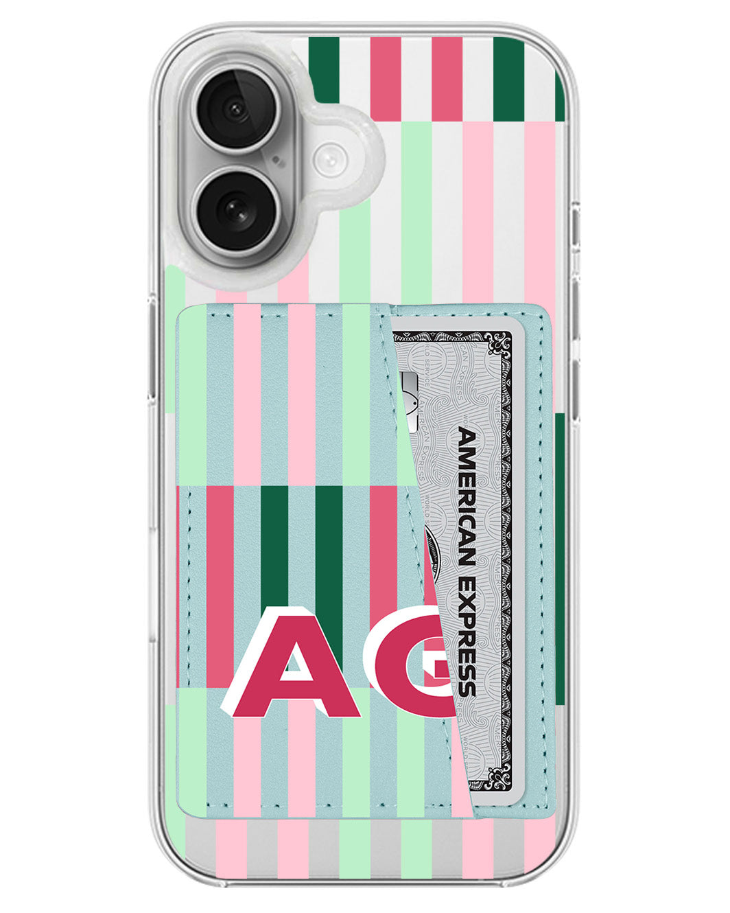 iPhone Leather Wallet Case - Watermelon Avenue B