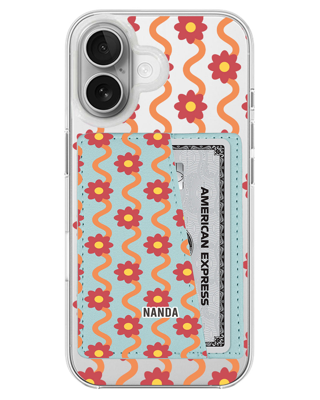 iPhone Leather Wallet Case - Marigold Melody