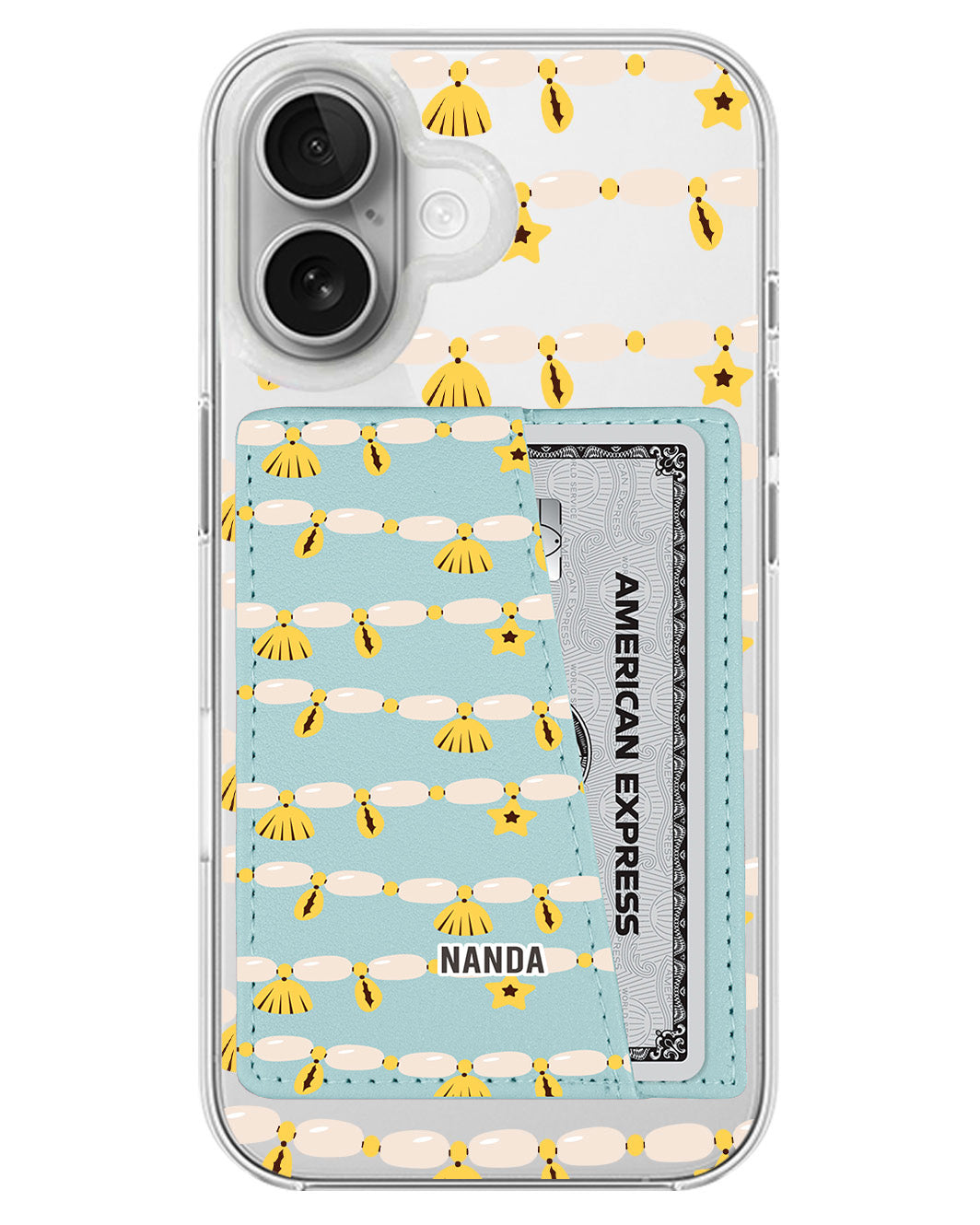 iPhone Leather Wallet Case - Sea Treasure