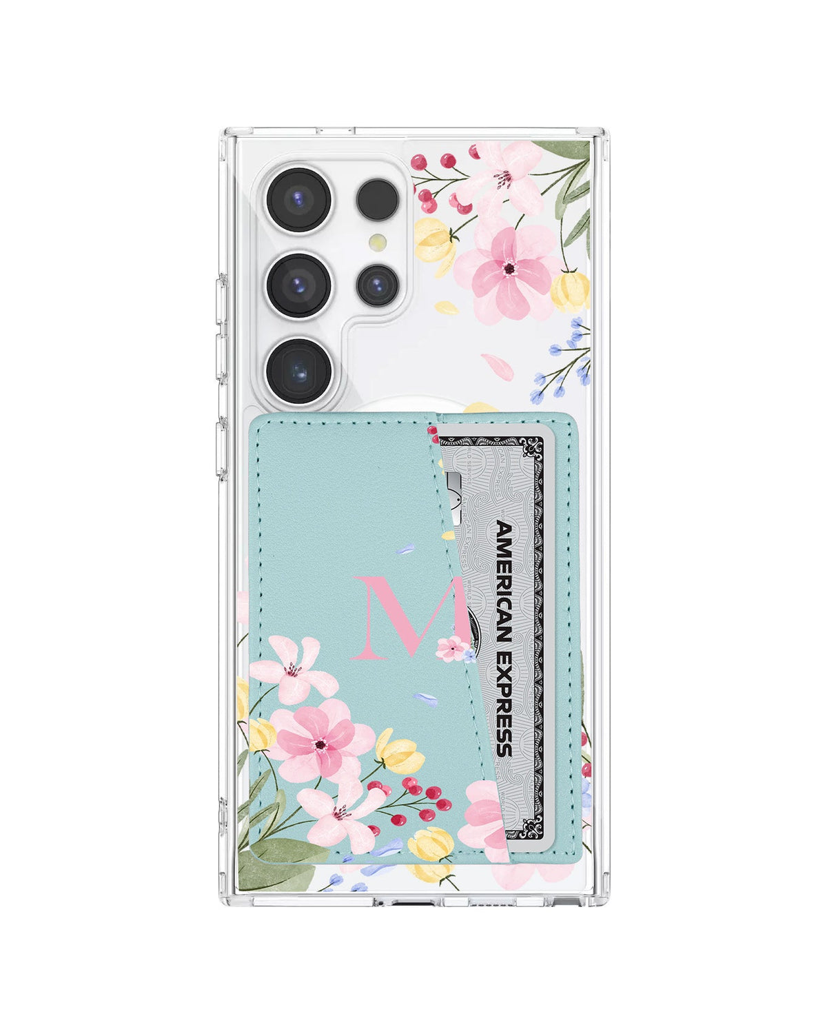 Android Leather Wallet Case - Flower Garden