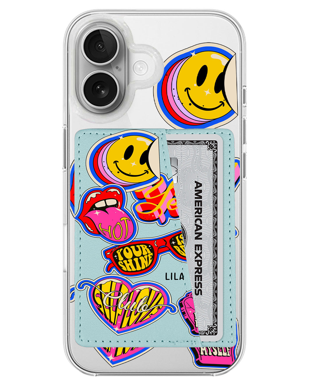 iPhone Leather Wallet Case - Hot Girl Energy
