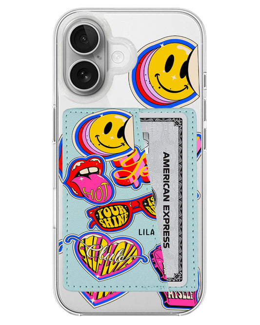 iPhone Leather Wallet Case - Hot Girl Energy
