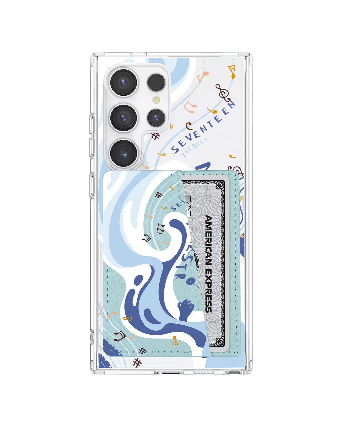 Android Leather Wallet Case - Seventeen 1