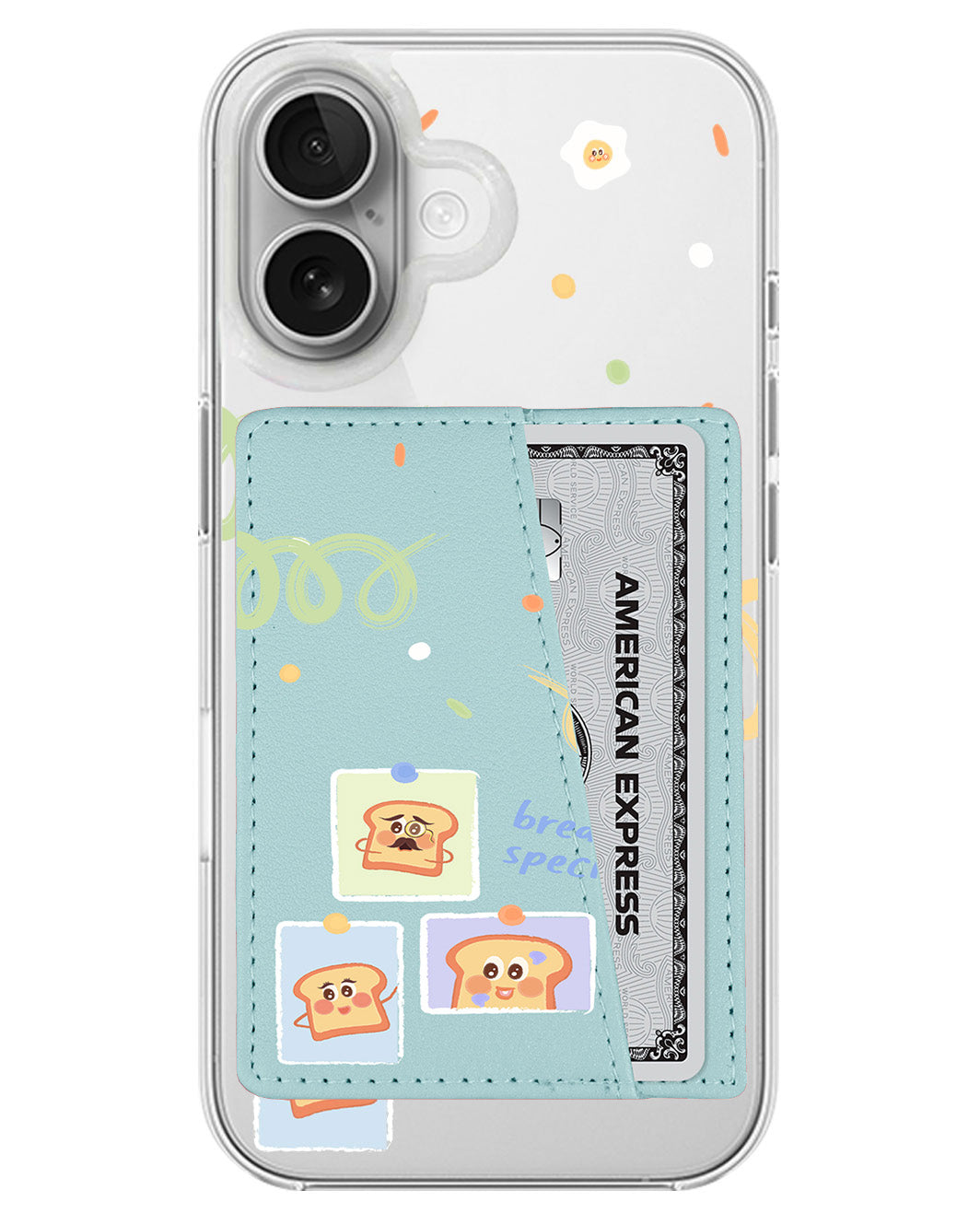 iPhone Leather Wallet Case - Mrs. Eggsy