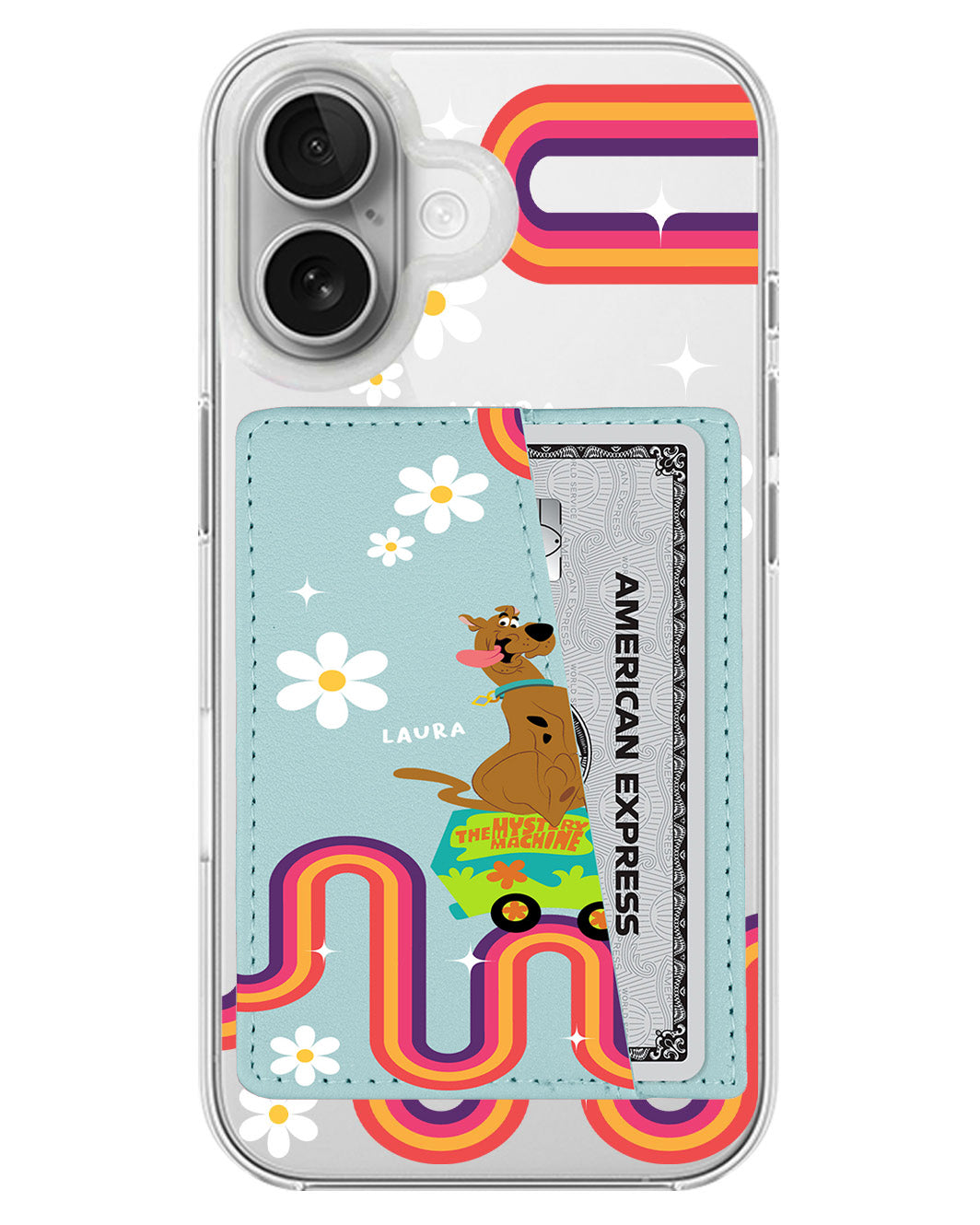 iPhone Leather Wallet Case - The Mystery Machine