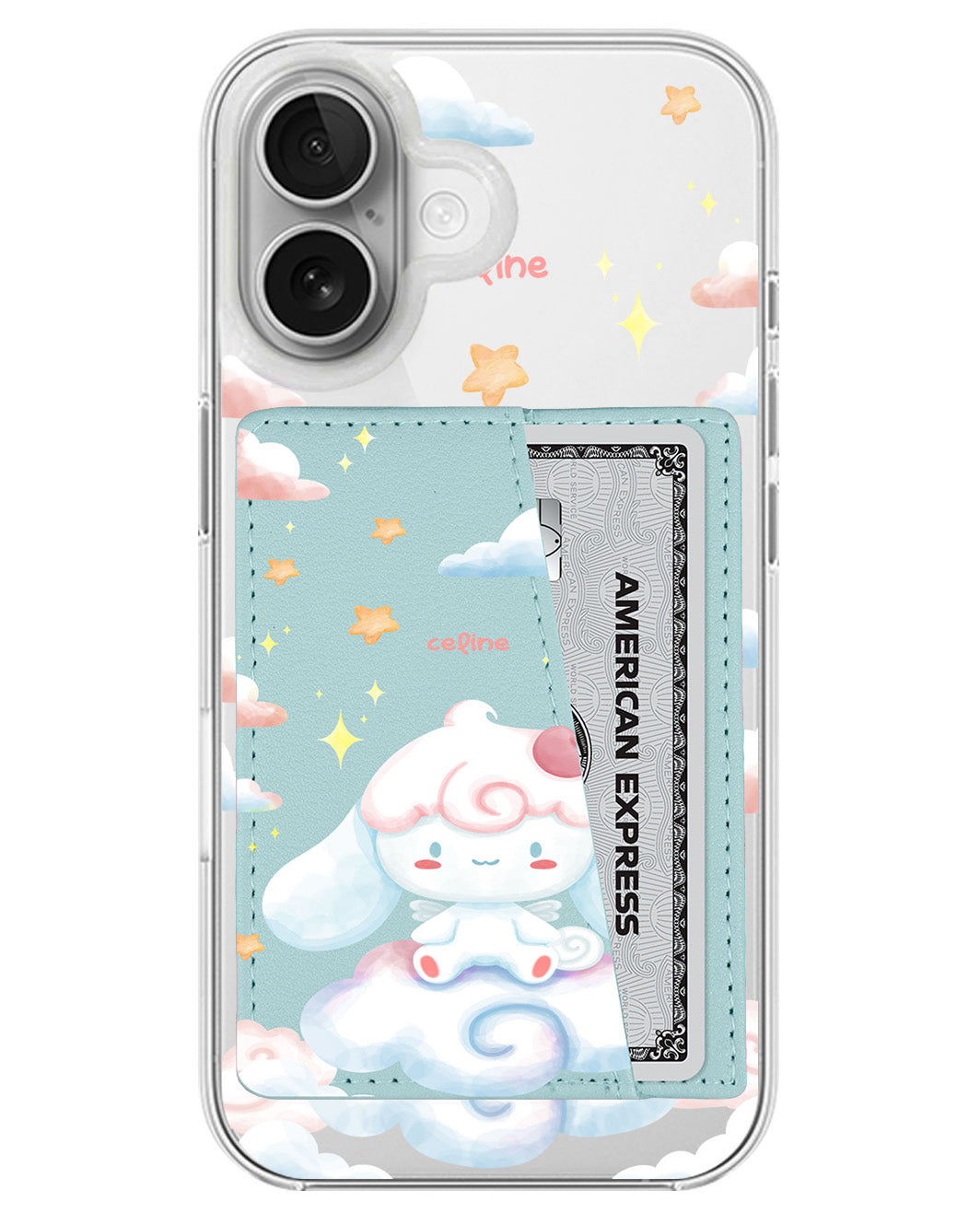 iPhone Leather Wallet Case - Cinnamoroll
