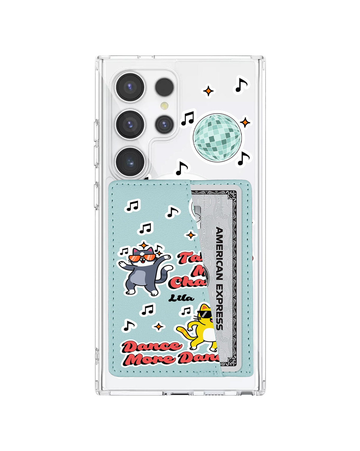 Android Leather Wallet Case - Dance Pawty