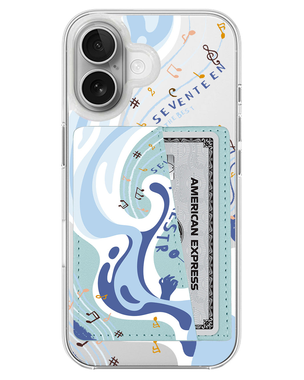 iPhone Leather Wallet Case - Seventeen 1