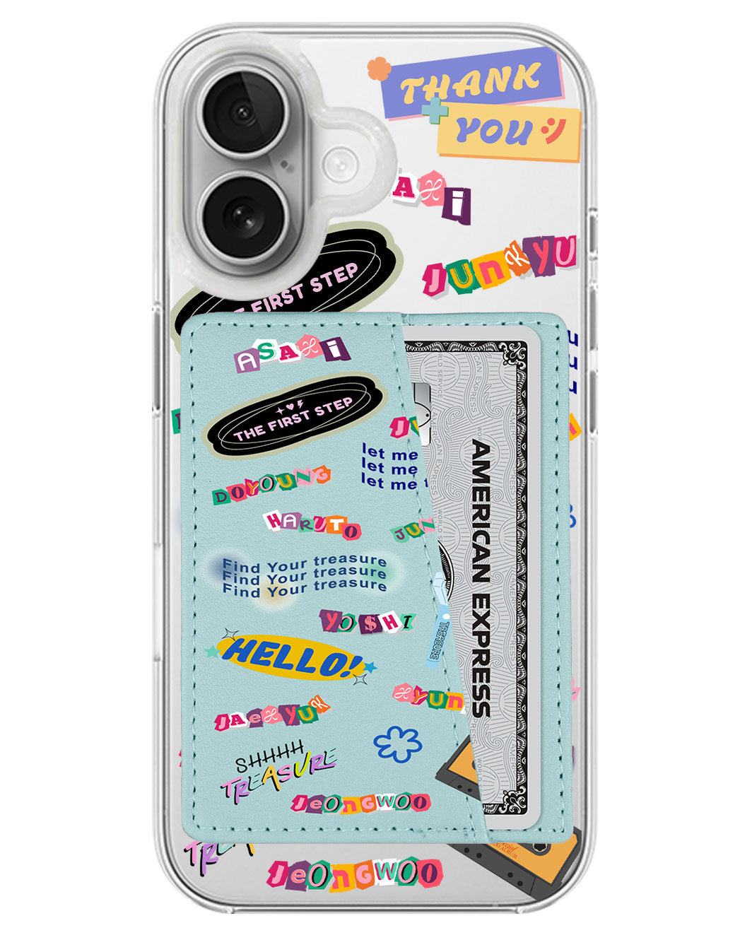 iPhone Leather Wallet Case - Treasure 1