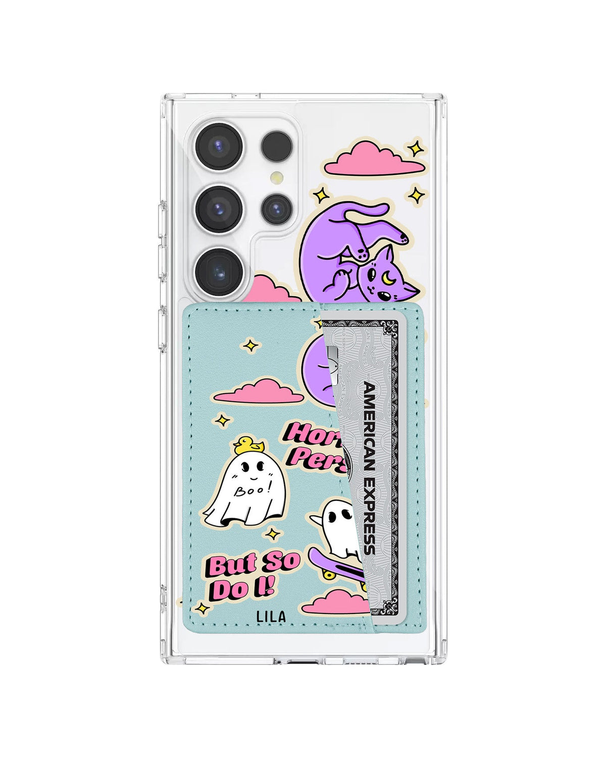 Android Leather Wallet Case - Adorably Haunted