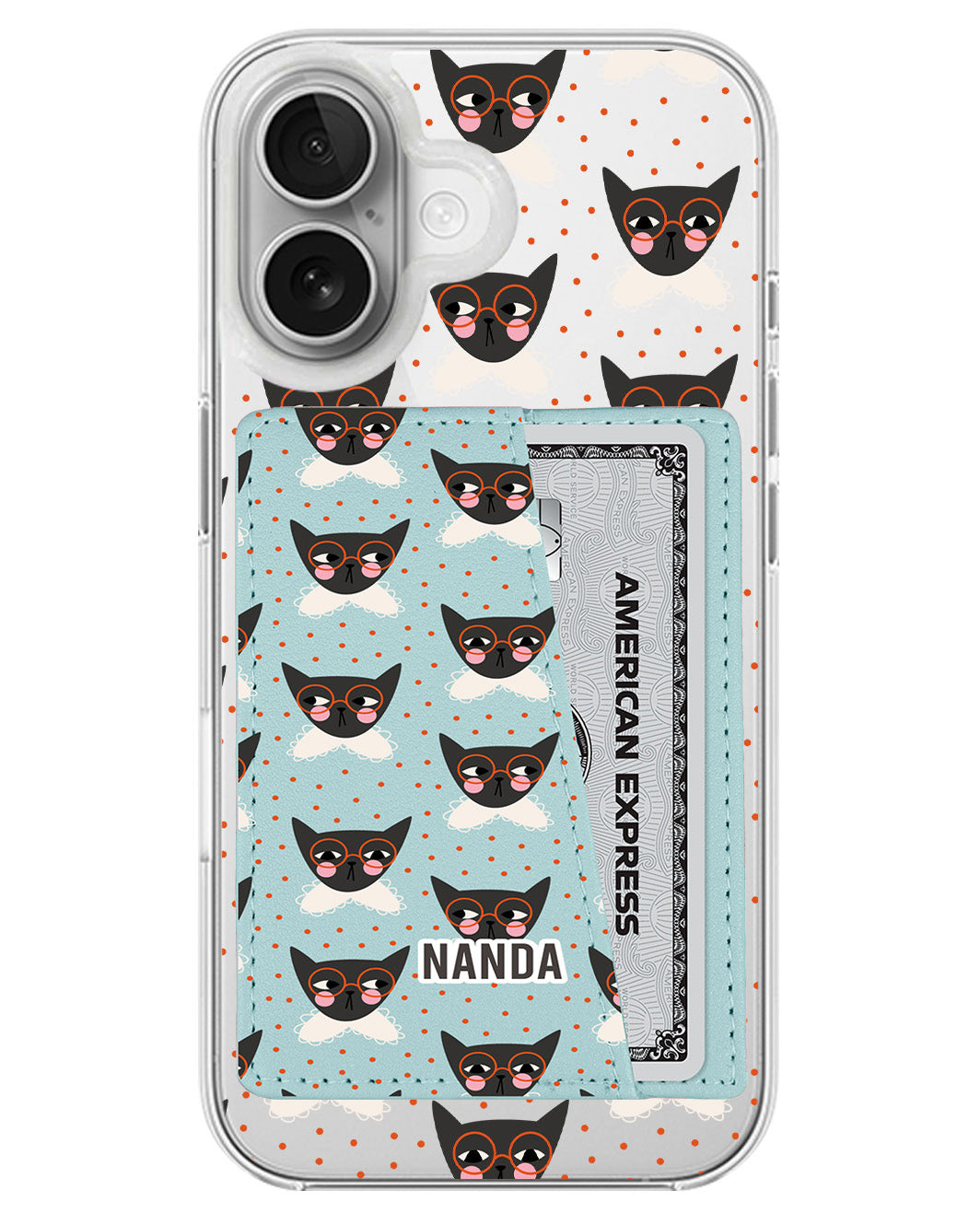 iPhone Leather Wallet Case - Little Friends