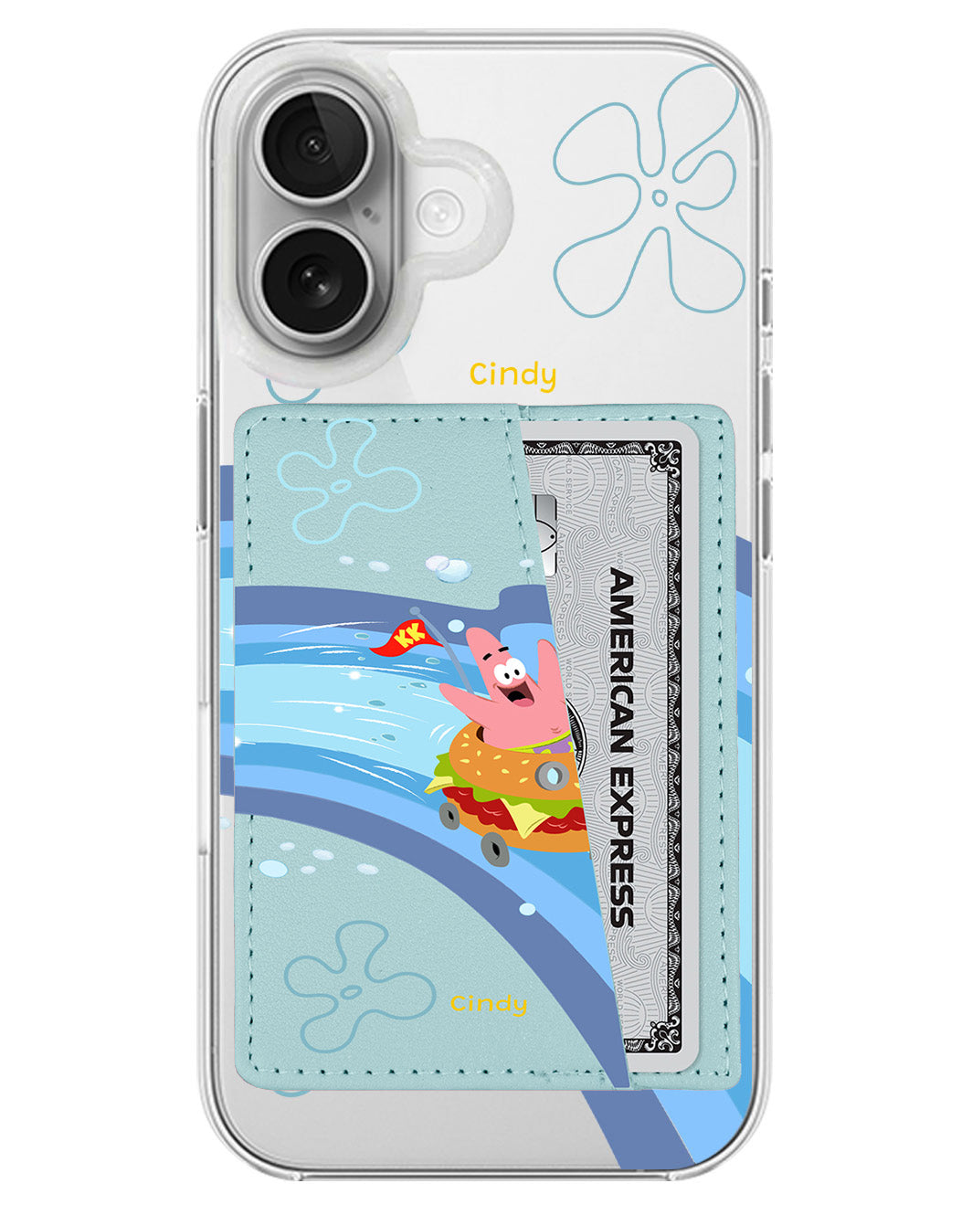 iPhone Leather Wallet Case - Spongebob Tour