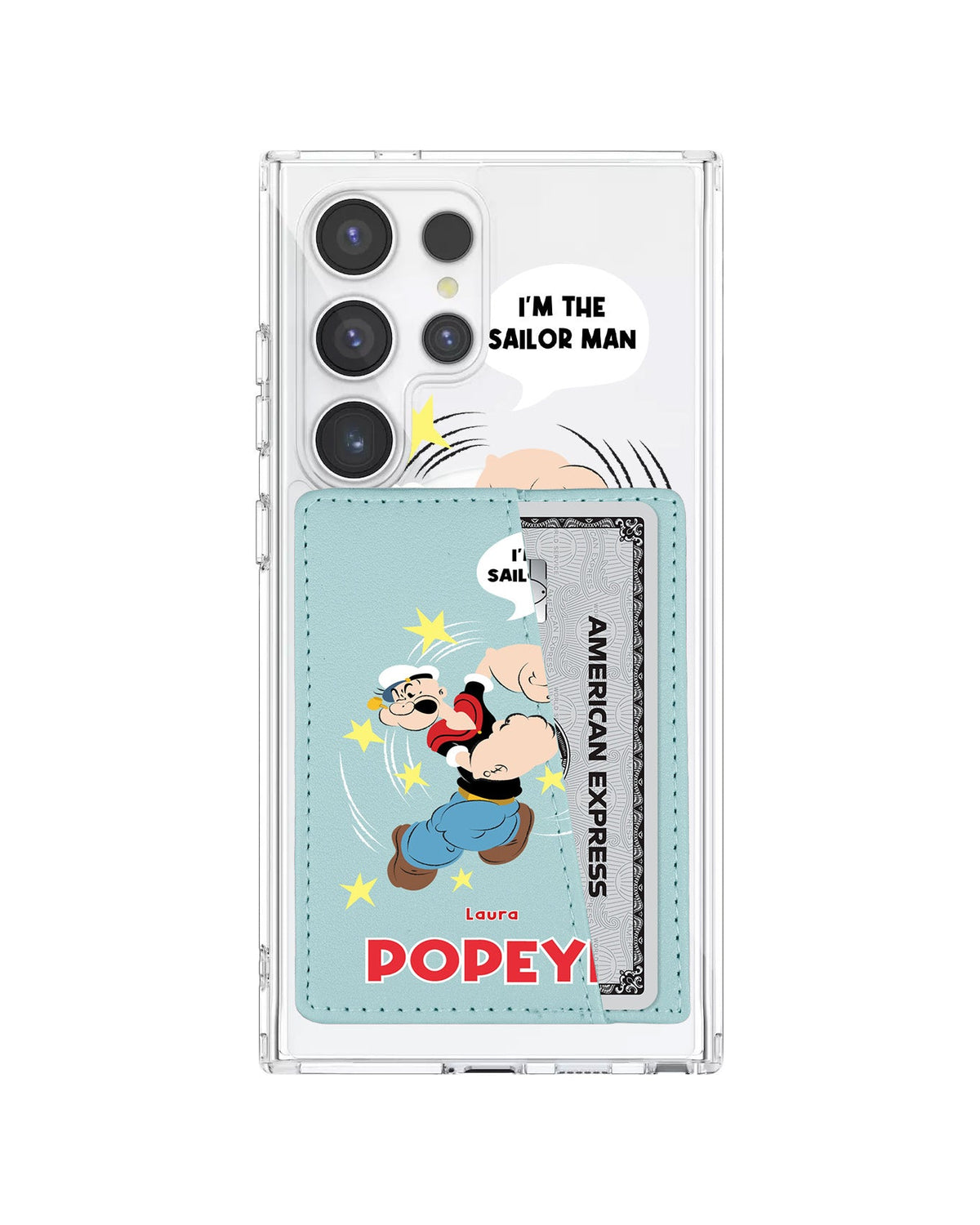 Android Leather Wallet Case - I'm The Sailor Man