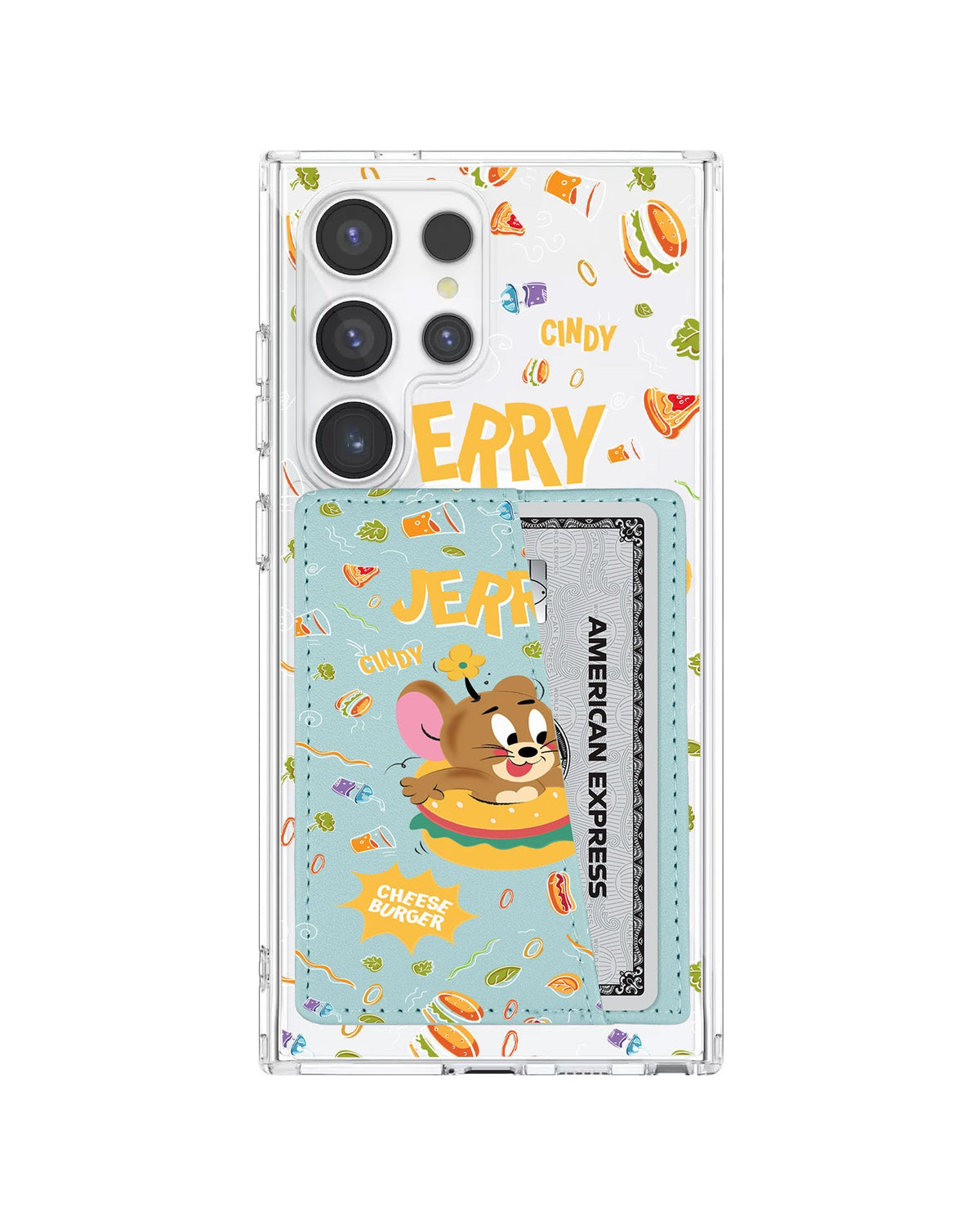 Android Leather Wallet Case - Jerry The Mouse