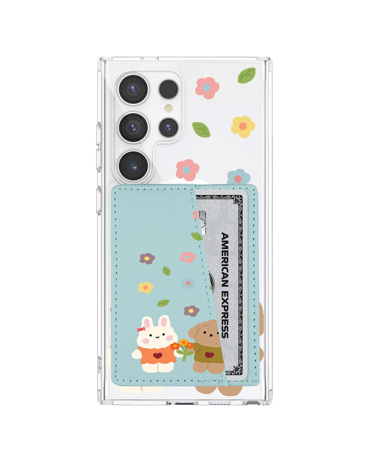 Android Leather Wallet Case - Flower Date