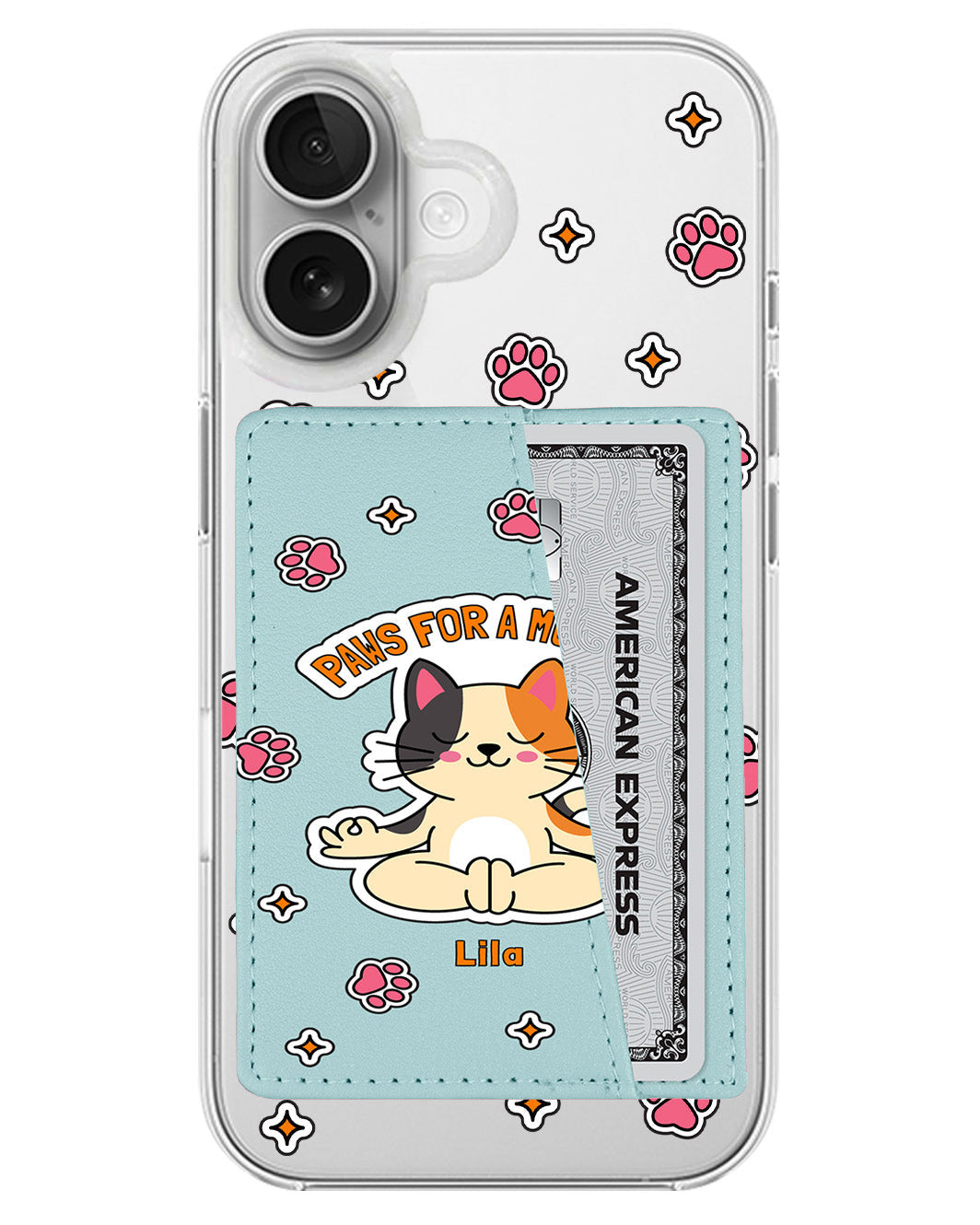 iPhone Leather Wallet Case - Zen & Purrs