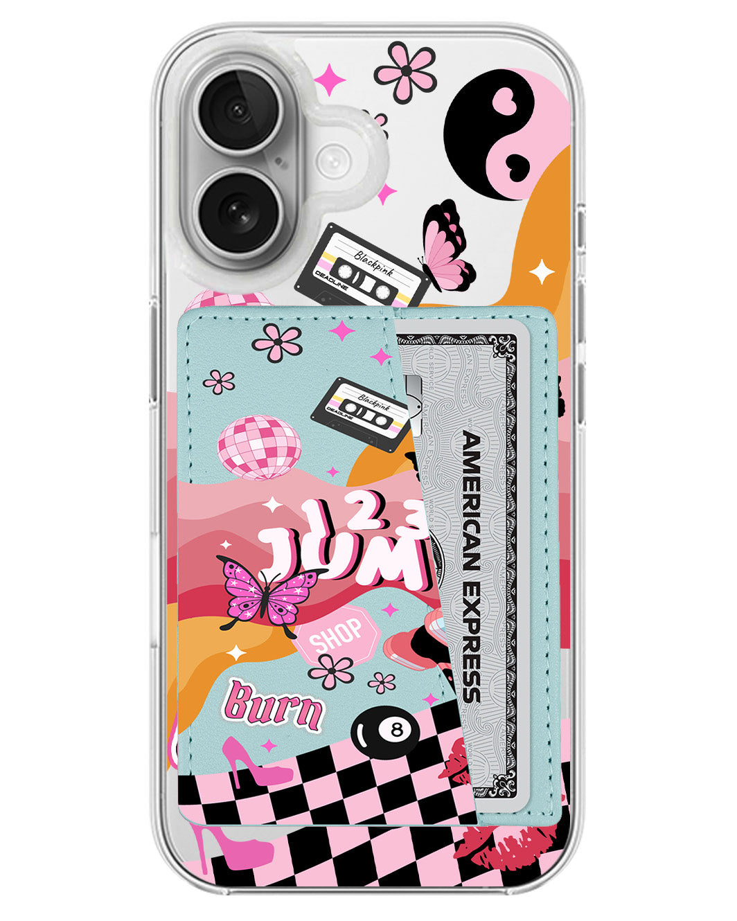 iPhone Leather Wallet Case - Blackpink 4