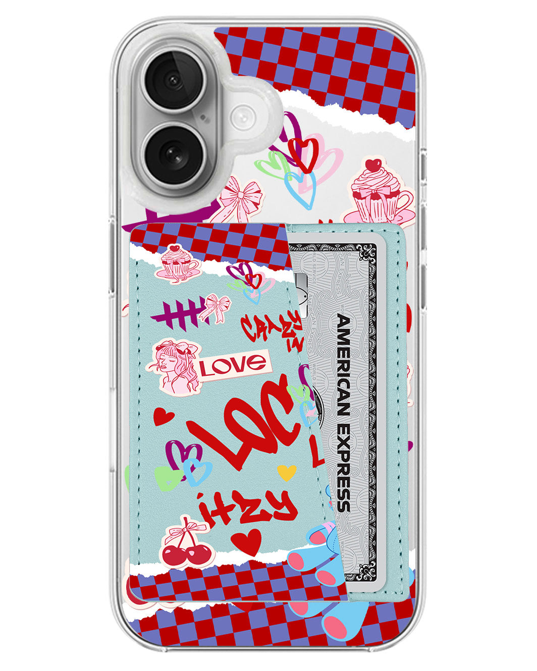 iPhone Leather Wallet Case - Itzy 1