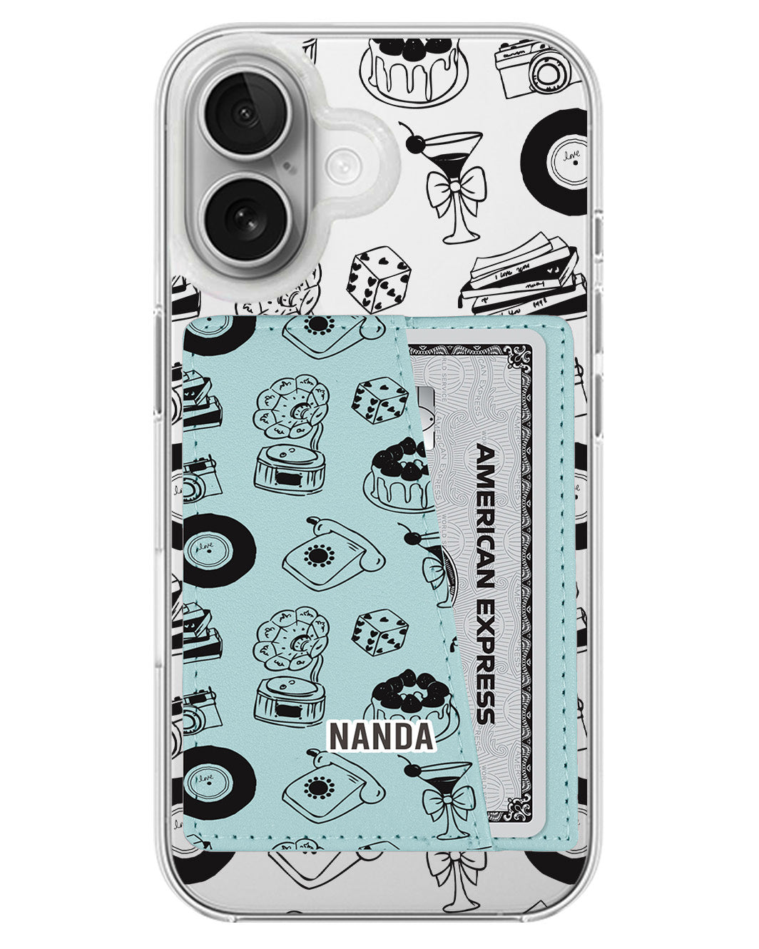 iPhone Leather Wallet Case - Sugar Rush