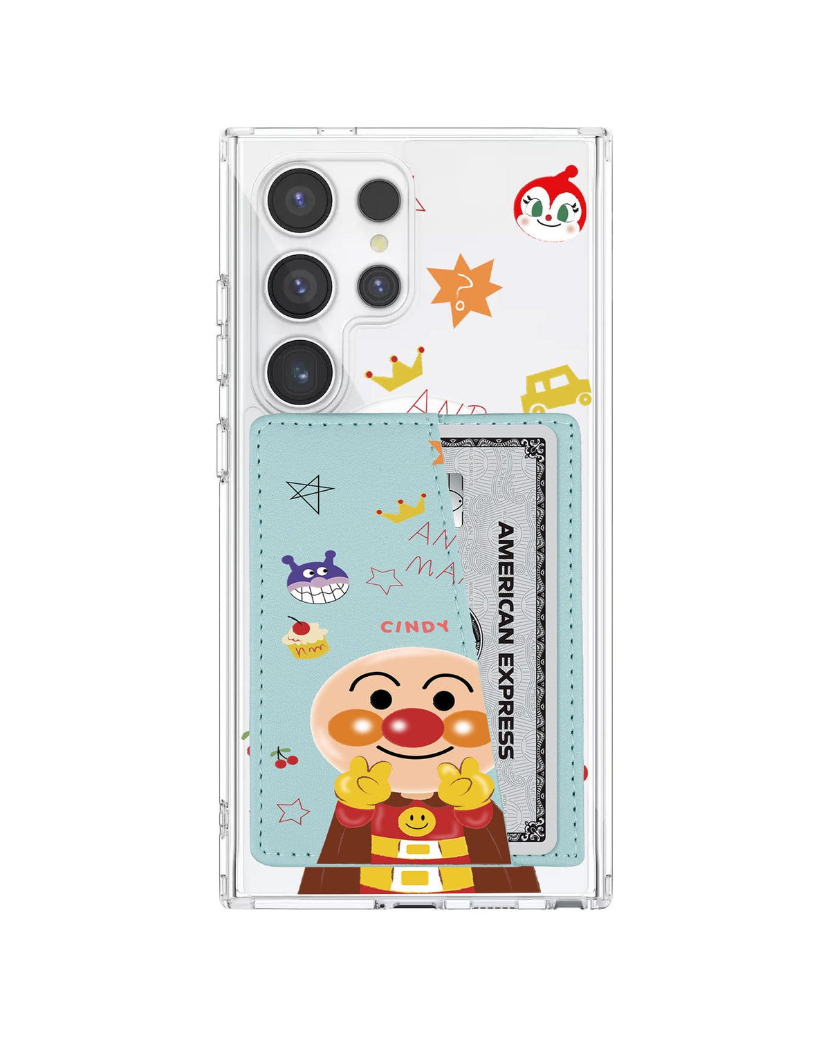 Android Leather Wallet Case - I'm Anpanman