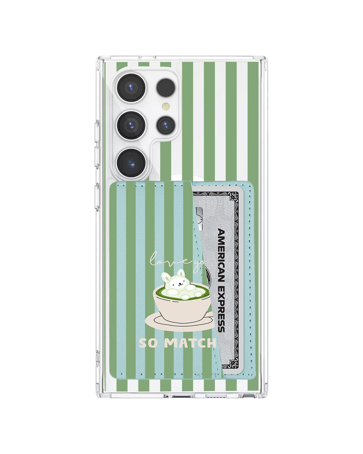 Android Leather Wallet Case - Matcha Love