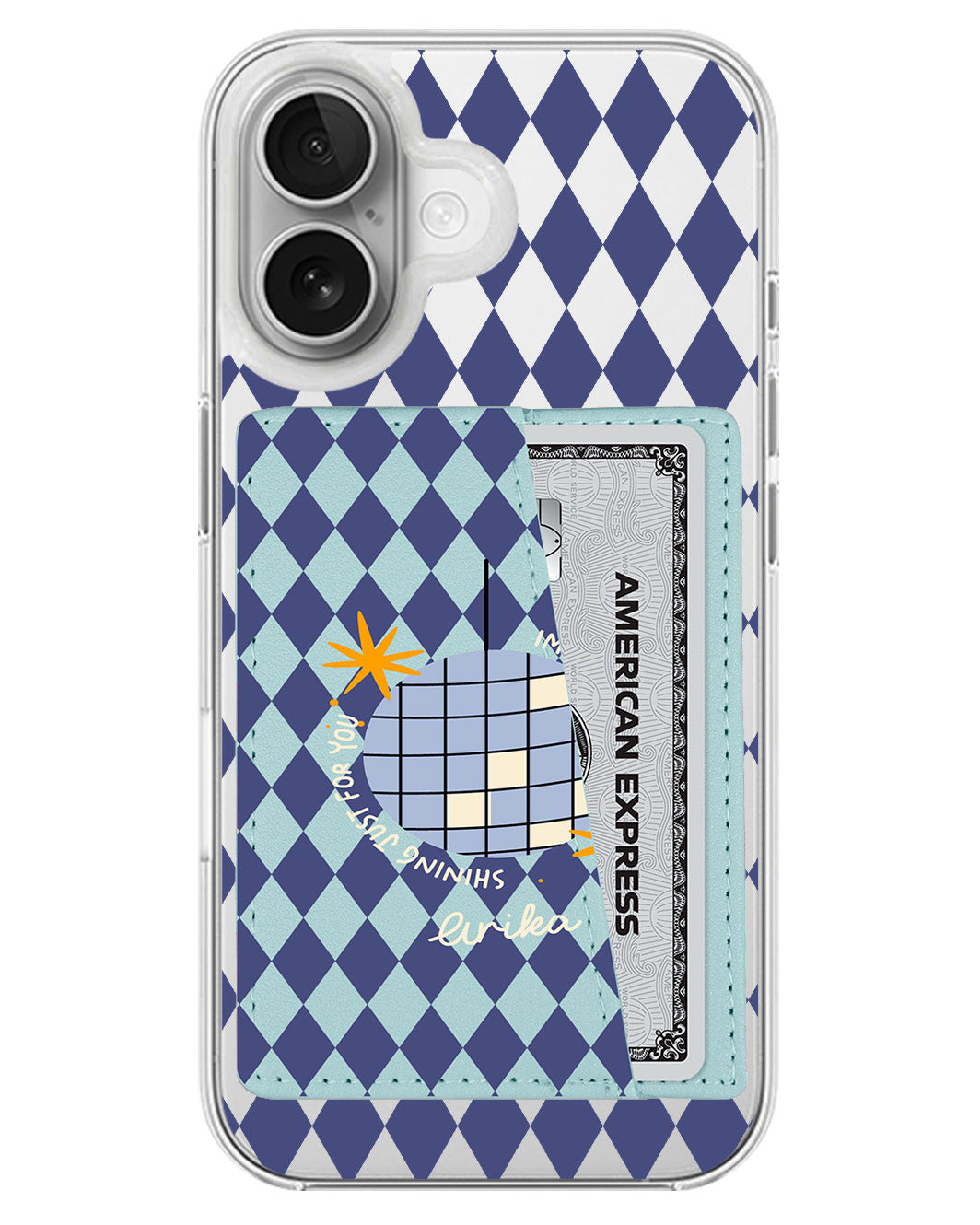 iPhone Leather Wallet Case - Shining For You