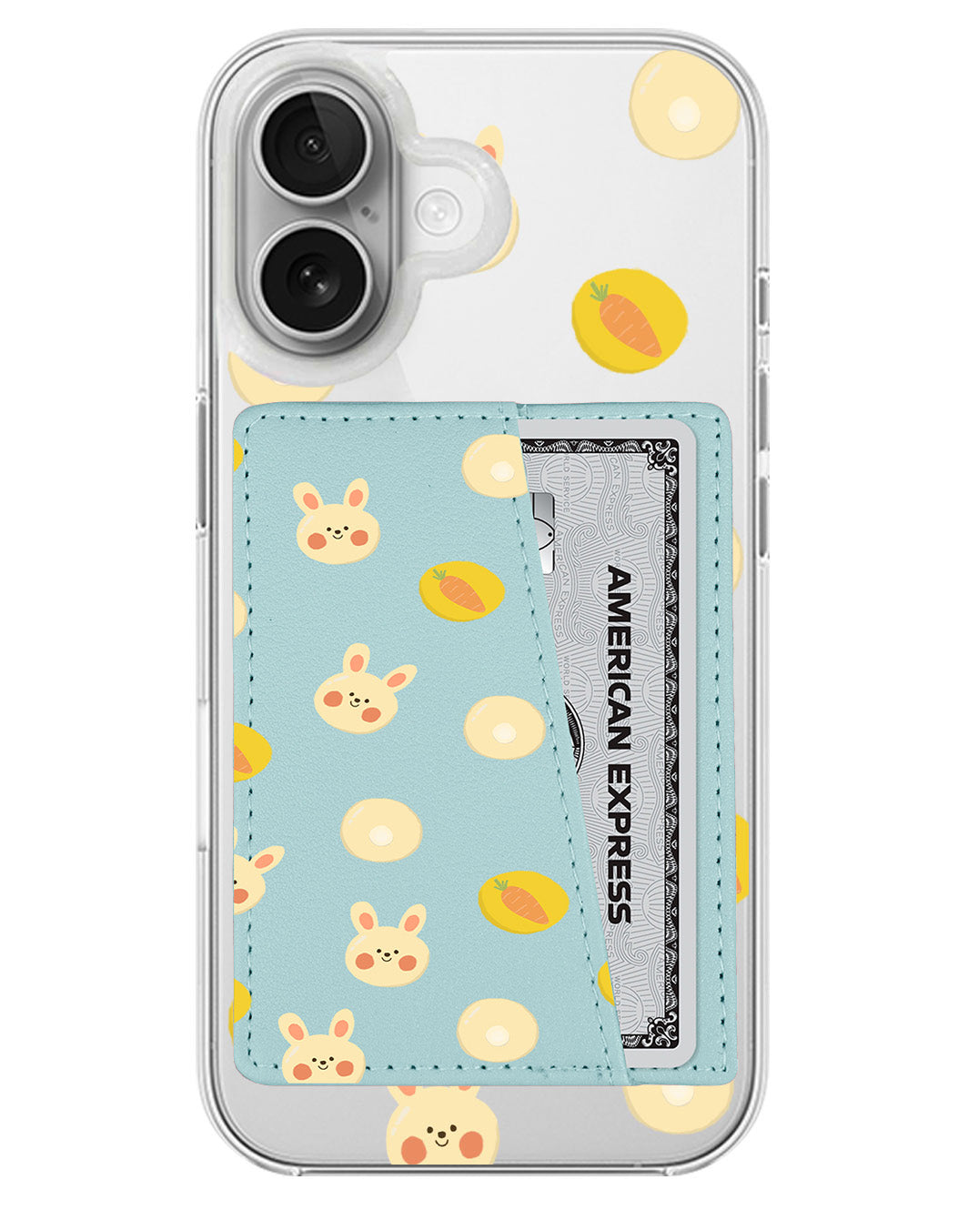 iPhone Leather Wallet Case - Bunnymoji