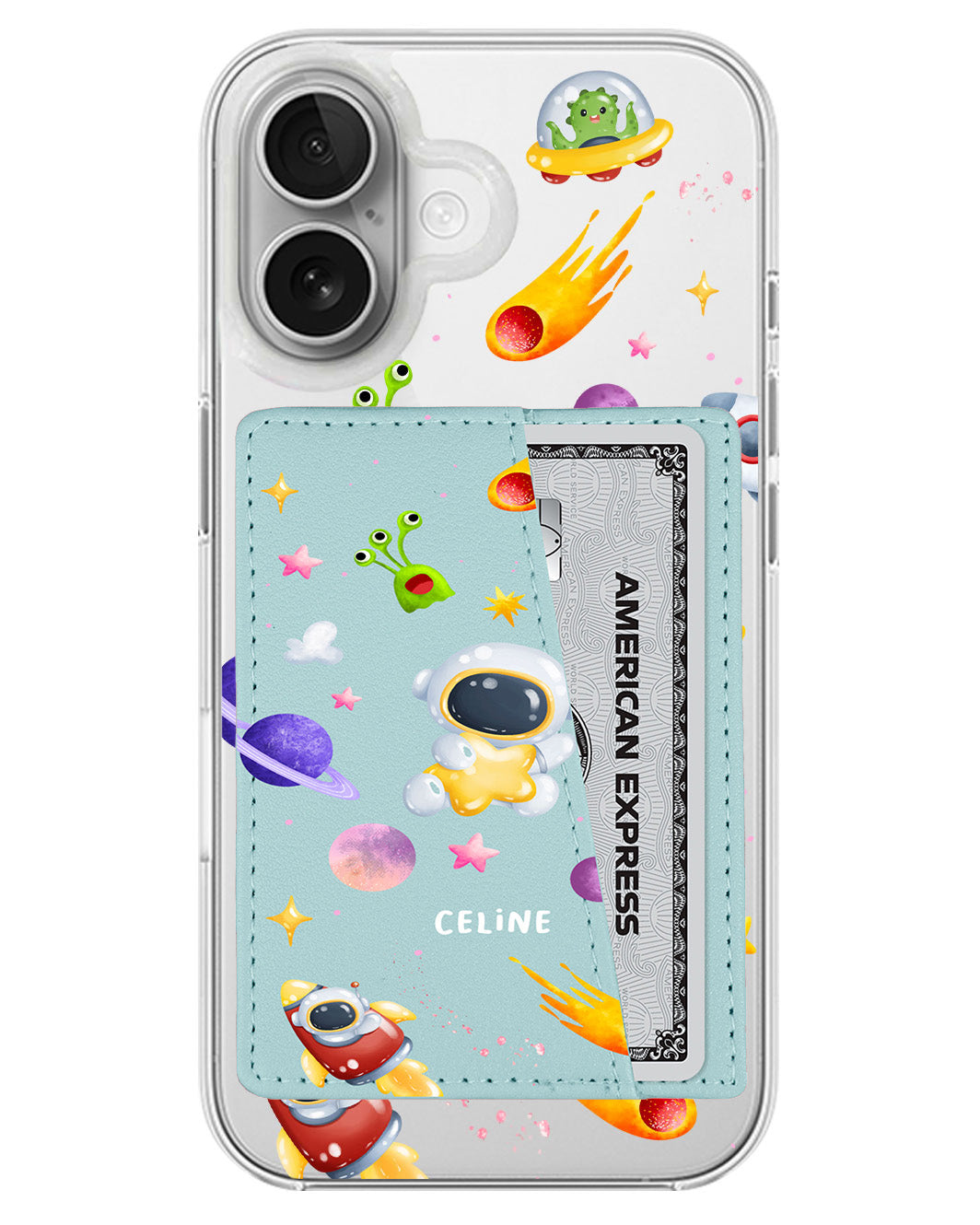 iPhone Leather Wallet Case - Spaceup