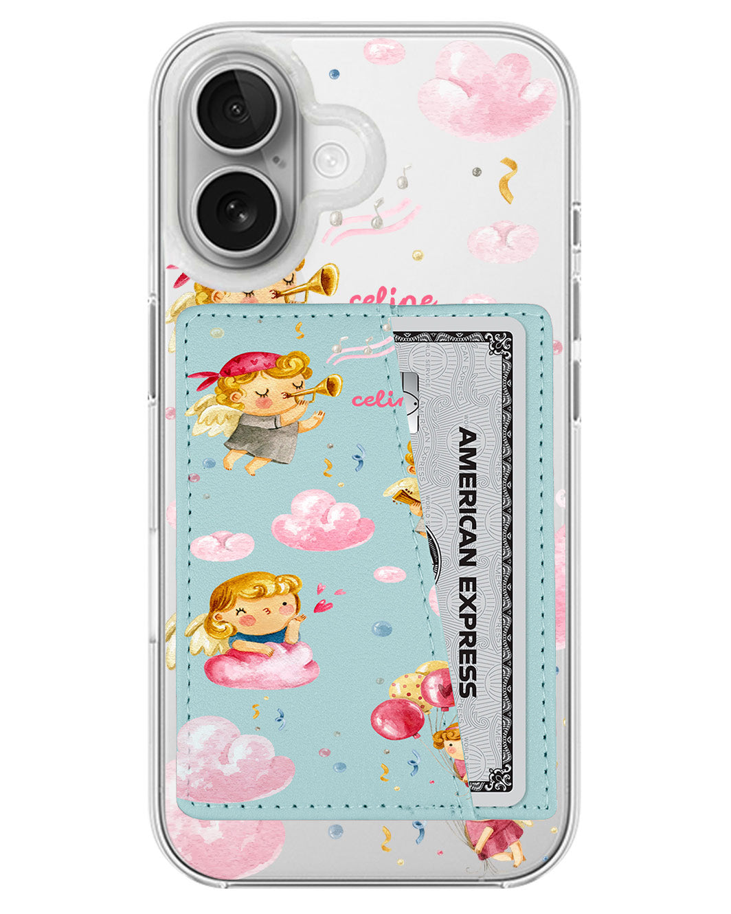 iPhone Leather Wallet Case - Cupit In Love