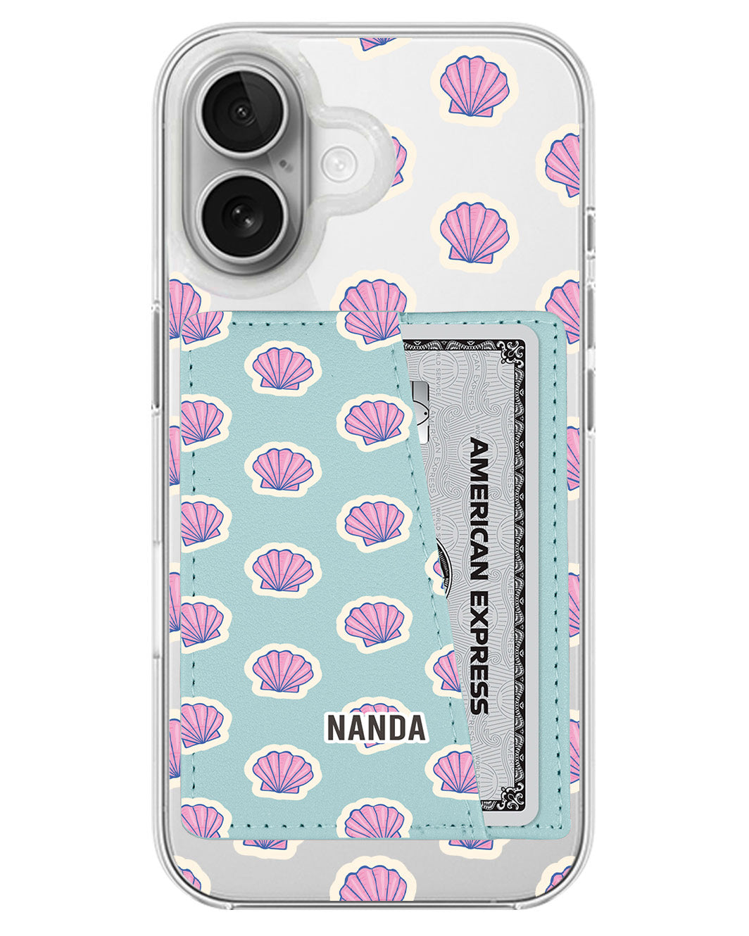 iPhone Leather Wallet Case - Mermaid Treasure