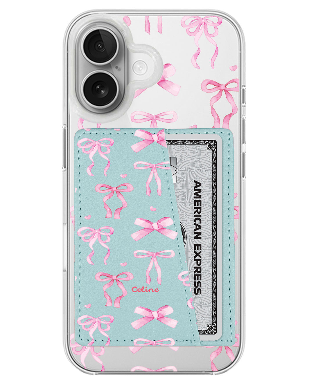 iPhone Leather Wallet Case - Love Coquette