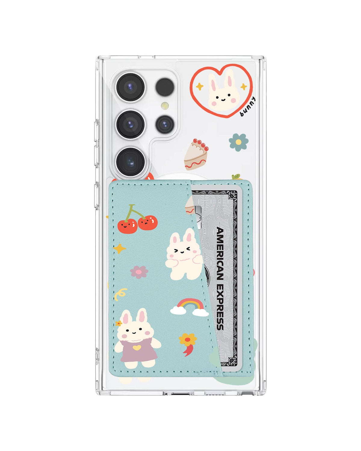 Android Leather Wallet Case - Bunny Life