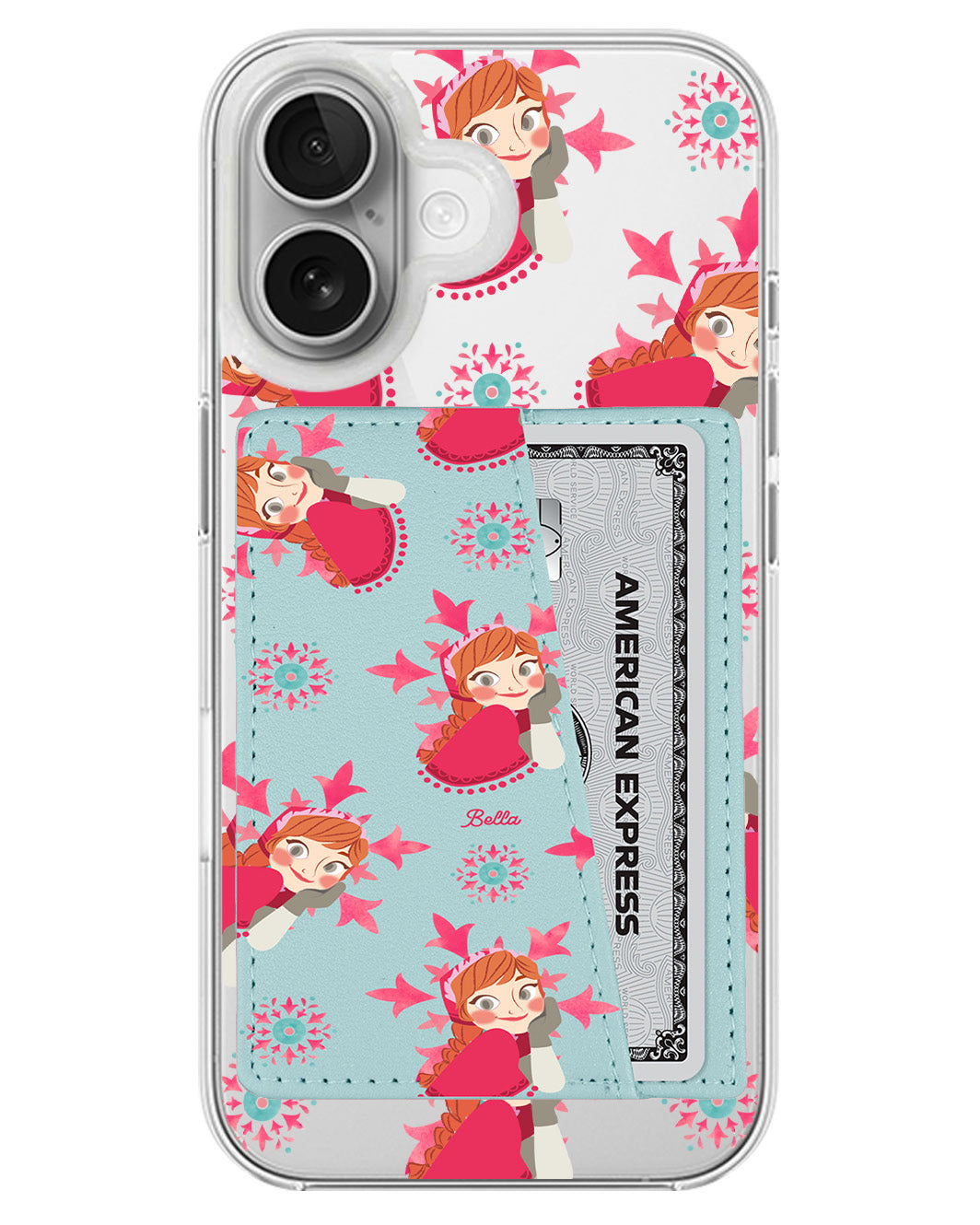 iPhone Leather Wallet Case - Anna