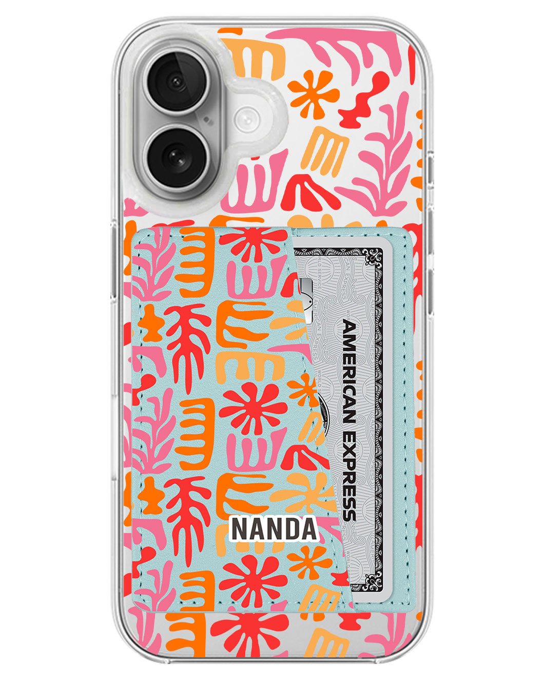 iPhone Leather Wallet Case - Floral Fiesta
