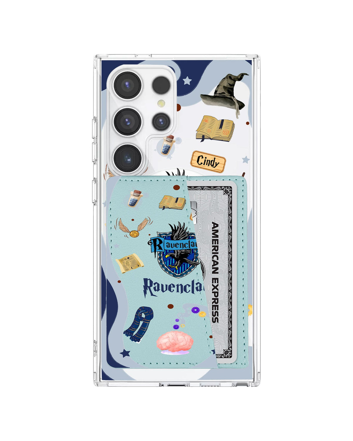 Android Leather Wallet Case - Ravenclaw