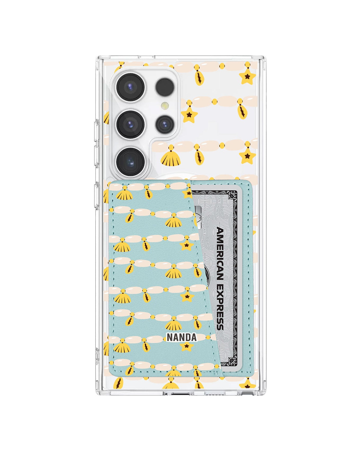 Android Leather Wallet Case - Sea Treasure