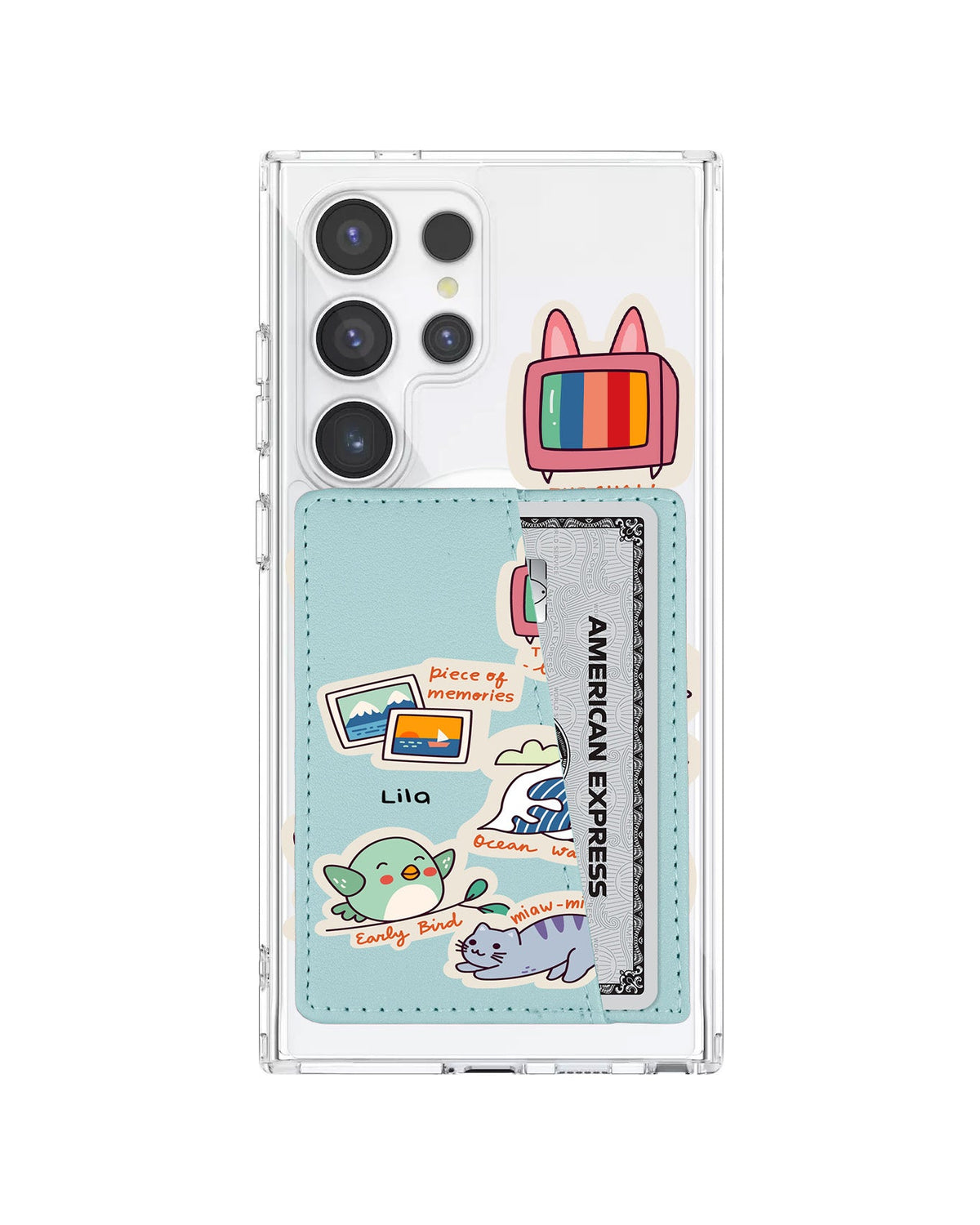 Android Leather Wallet Case - Nostalgic Day