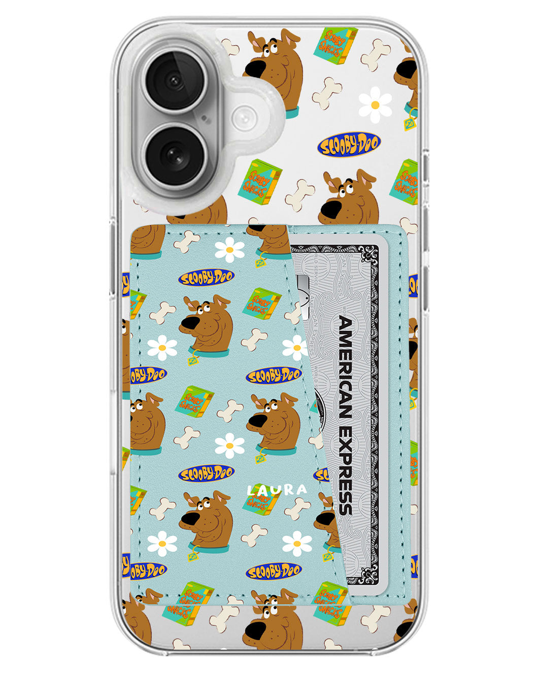 iPhone Leather Wallet Case - Scooby Doo