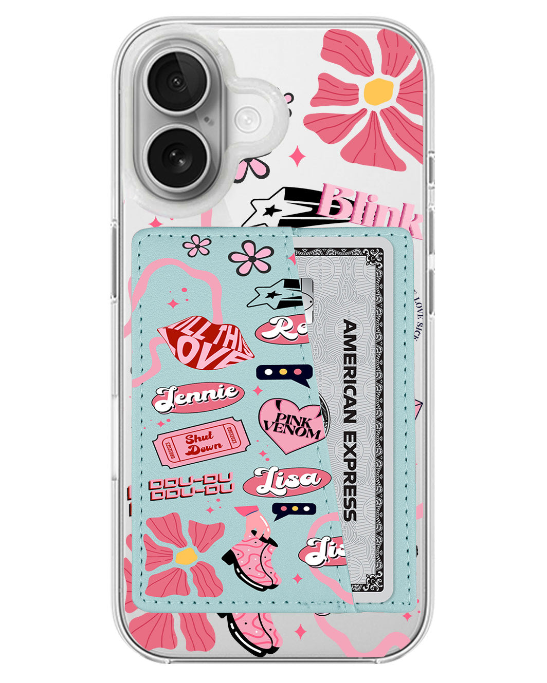 iPhone Leather Wallet Case - Blackpink 1
