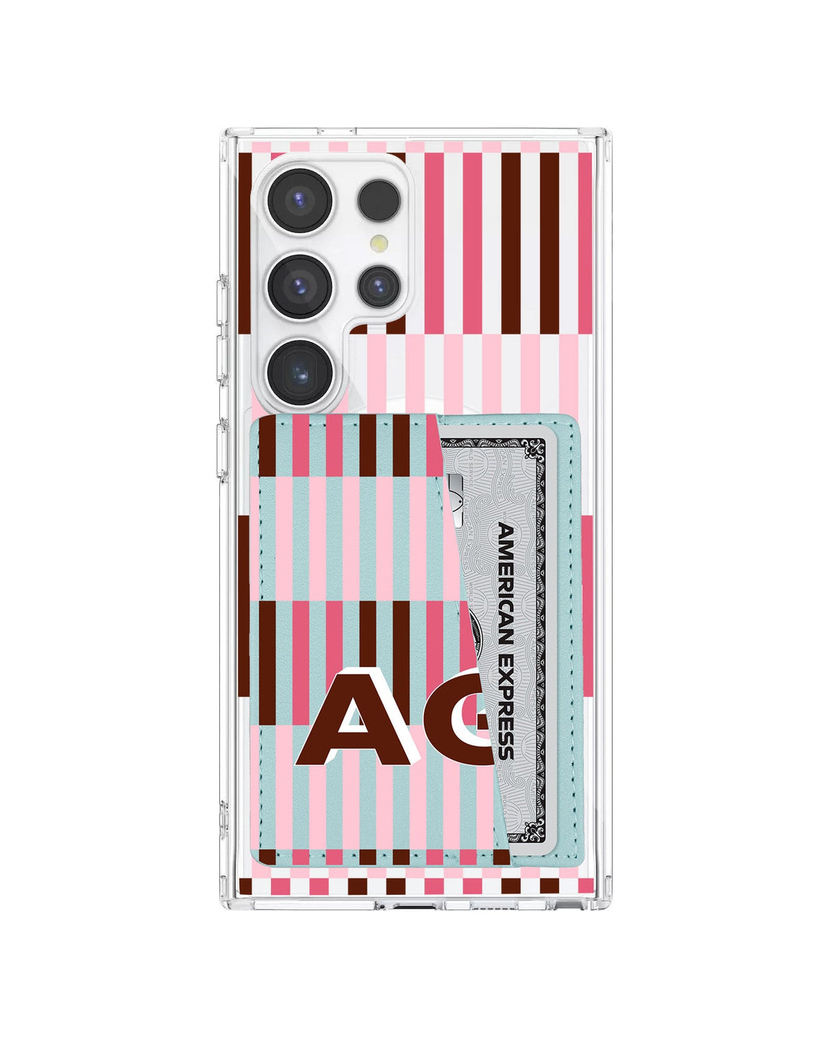Android Leather Wallet Case - Strawberry Mocha B