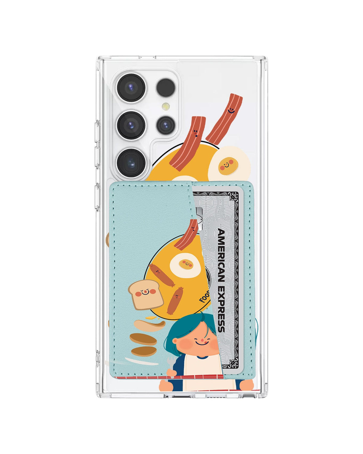 Android Leather Wallet Case - Food First