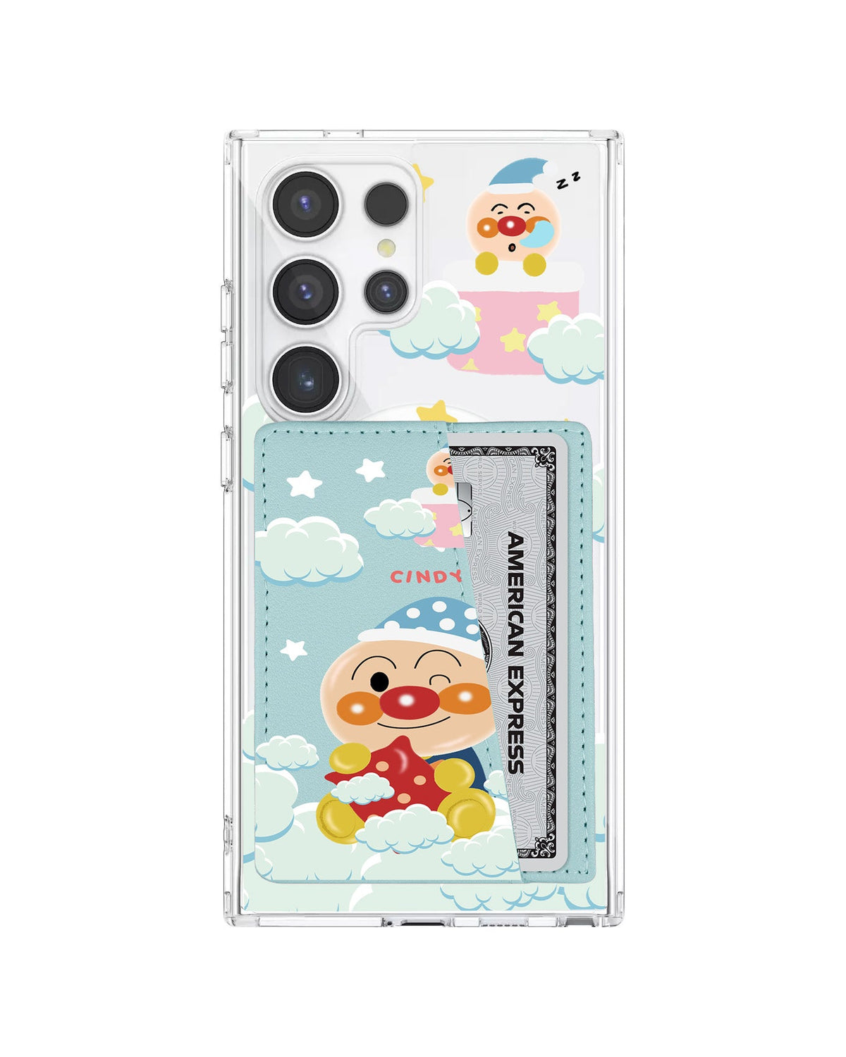 Android Leather Wallet Case - Dreaming Anpanman