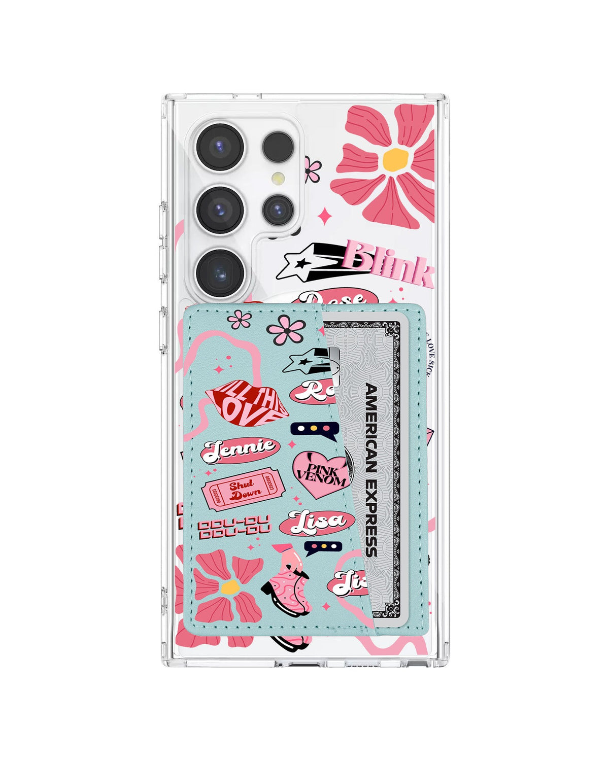 Android Leather Wallet Case - Blackpink 1