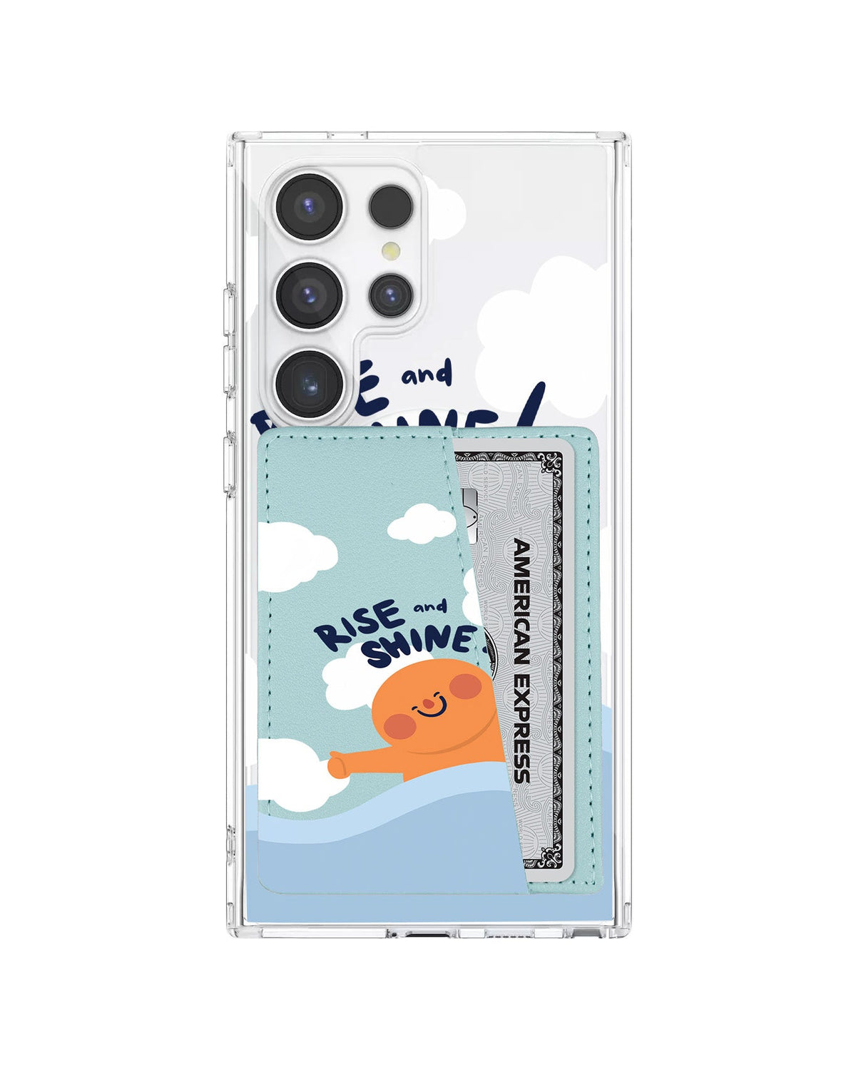 Android Leather Wallet Case - Rise And Shine